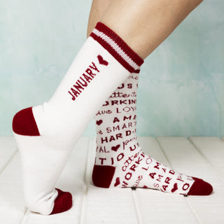 January Unisex Crew Sock