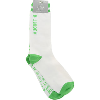 August Unisex Crew Sock