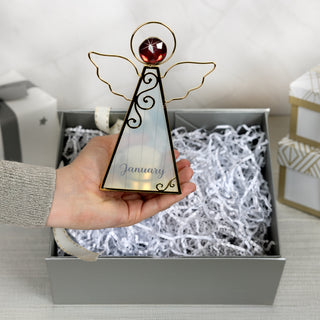 January 6.5" Monthly Angel Tea Light Holder