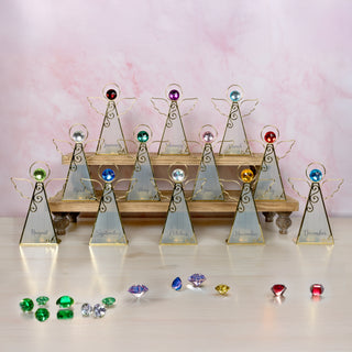 February 6.5" Monthly Angel Tea Light Holder
