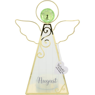 August 6.5" Monthly Angel Tea Light Holder