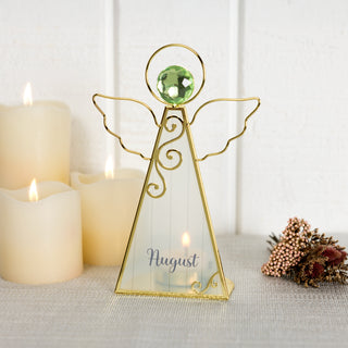 August 6.5" Monthly Angel Tea Light Holder