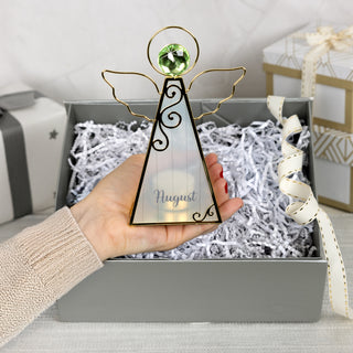 August 6.5" Monthly Angel Tea Light Holder