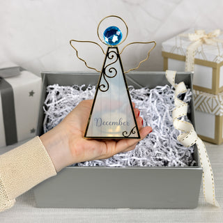 December 6.5" Monthly Angel Tea Light Holder