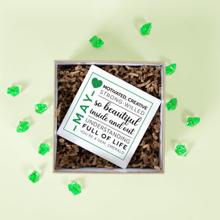 May 4"x4" Ceramic Coaster