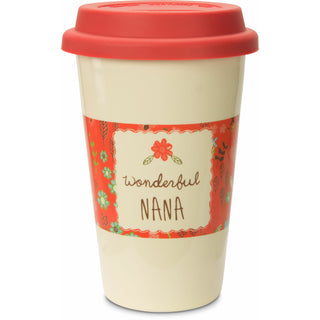 Nana 11 oz Ceramic Travel Mug