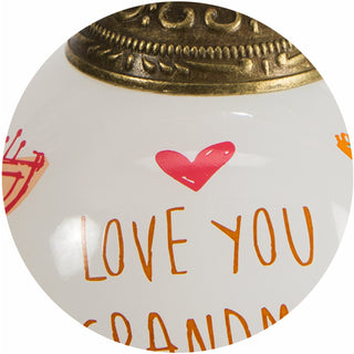 Grandma 80mm Glass Ornament