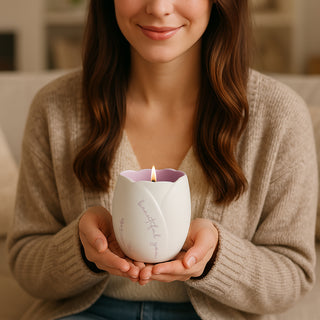 Beautiful You 8 oz - 100% Soy Wax Candle Scent: Lavender