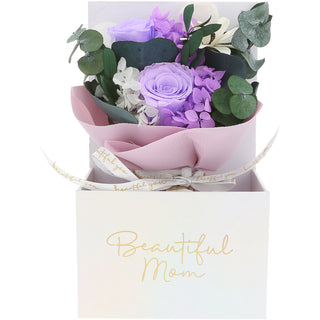 Mom Purple Preserved Floral Bouquet