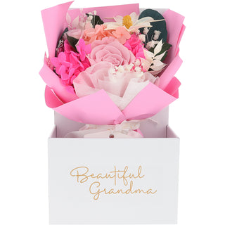 Grandma Pink Preserved Floral Bouquet