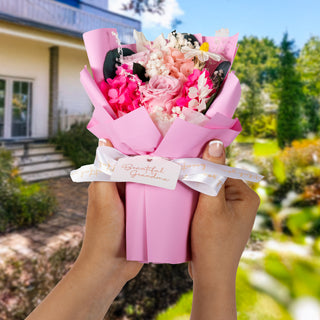Grandma Pink Preserved Floral Bouquet