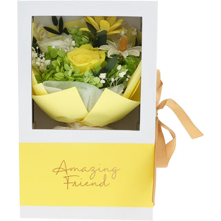 Friend Yellow Preserved Floral Bouquet