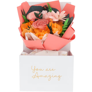 Amazing Coral Preserved Floral Bouquet