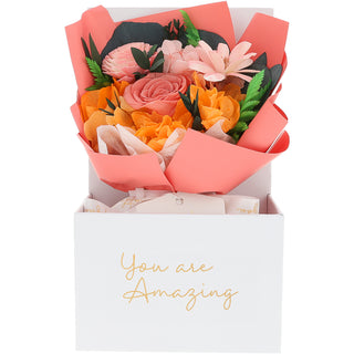 Amazing Coral Preserved Floral Bouquet