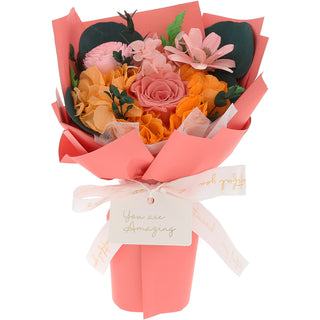 Amazing Coral Preserved Floral Bouquet