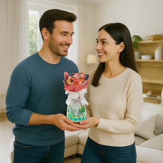 Amazing Coral Preserved Floral Bouquet