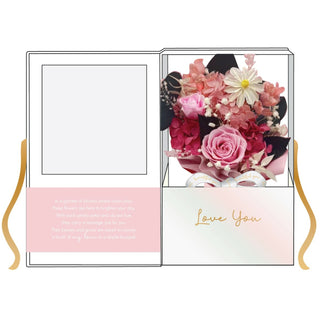 Love You Pink Preserved Floral Bouquet