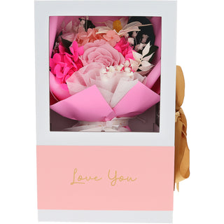 Love You Pink Preserved Floral Bouquet