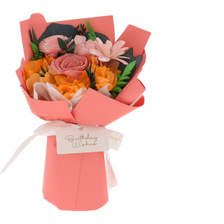 Birthday Coral Preserved Floral Bouquet