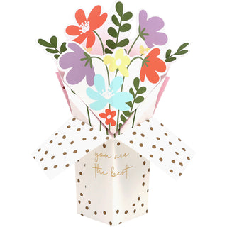 Best Mom Flower Card & Vase Set