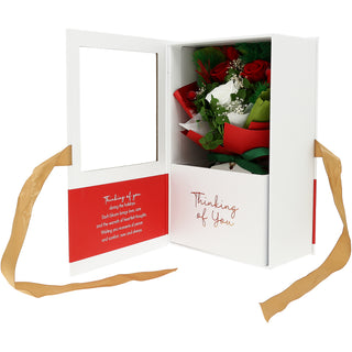 Thinking of You Holiday Red Preserved Floral Bouquet