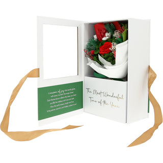 Wonderful Time Of The Year Green Preserved Floral Bouquet