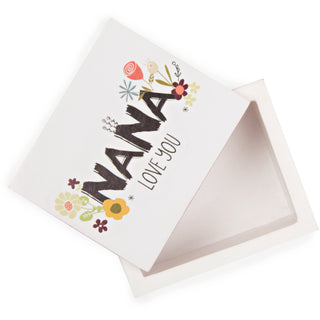 Nana 2.25" x 2" x 1.5" MDF Trinket Box