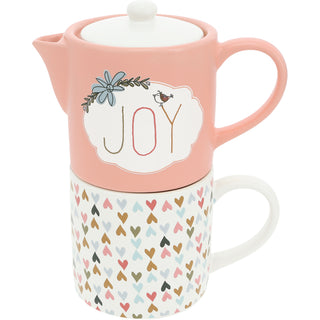 Joy Tea for One (10 oz Teapot & 10 oz Cup)