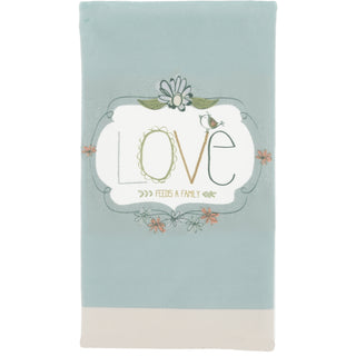 Love 100% Cotton Tea Towel