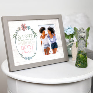 Blessed 12" x 9" MDF Frame (Holds 4" x 6" Photo)