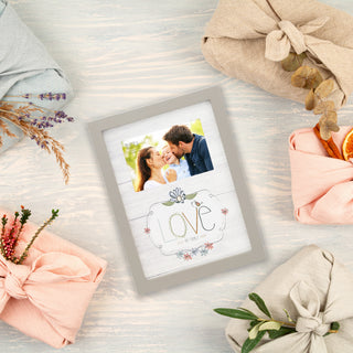 Love 9" x 12" MDF Frame (Holds 6" x 4" Photo)