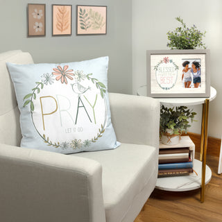 Pray 18" Square Throw Pillow