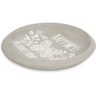 Happiness 5" Cement Keepsake Dish