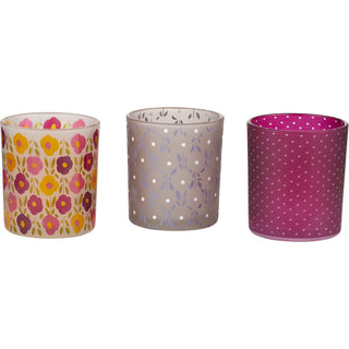 Patterned Tealights 3 Assorted Tealight Holders