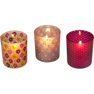 Patterned Tealights 3 Assorted Tealight Holders