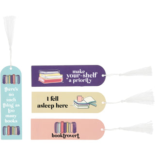 All Booked Up Bookmark Gift Set - Set of 4