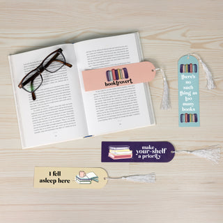All Booked Up Bookmark Gift Set - Set of 4