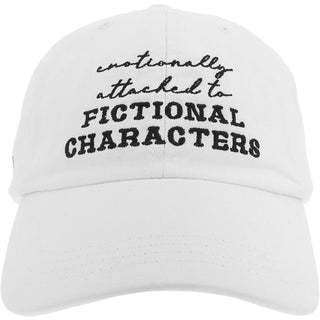 Emotionally Attached White Adjustable Hat