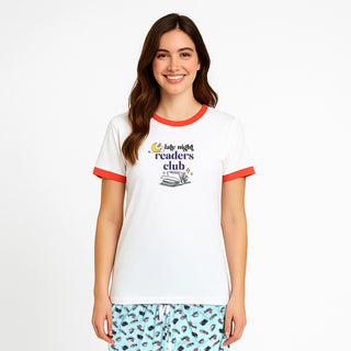 Late Night Medium Unisex Ringer T-Shirt