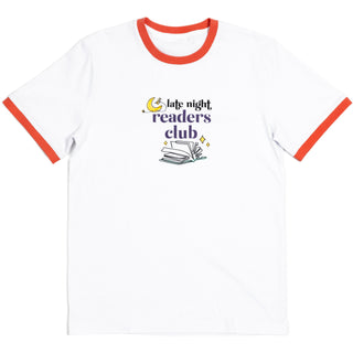 Late Night Double Extra Large Unisex Ringer T-Shirt