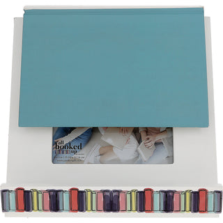 Reading MDF Book/Tablet Stand with Frame (Holds 6" x 4" Photo)