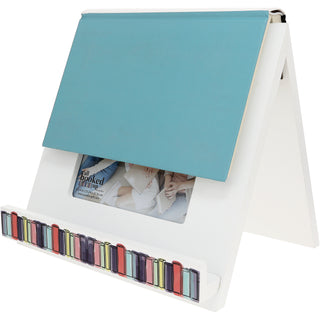 Reading MDF Book/Tablet Stand with Frame (Holds 6" x 4" Photo)