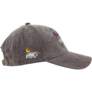 Fantasy Dark Gray Suede Adjustable Hat