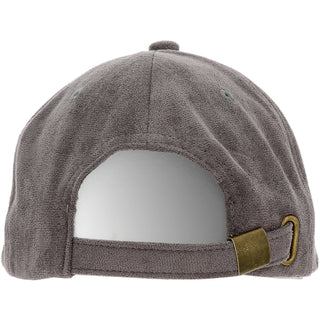 Fantasy Dark Gray Suede Adjustable Hat