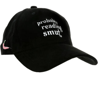 Smut Black Suede Adjustable Hat