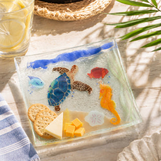 Under the Sea 10" Square Plate