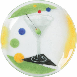 Cocktails Martini 8" Round Plate