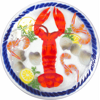 Lobster Feast 14" Round Plate