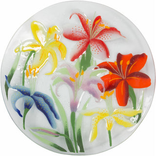 Lovely Lilies 14" Round Plate