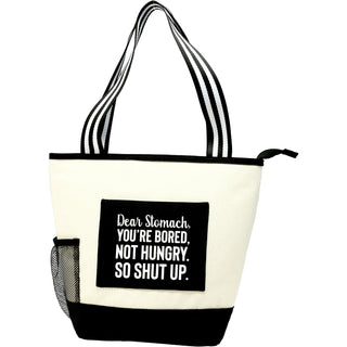 Dear Stomach Insulated Canvas Lunch Tote